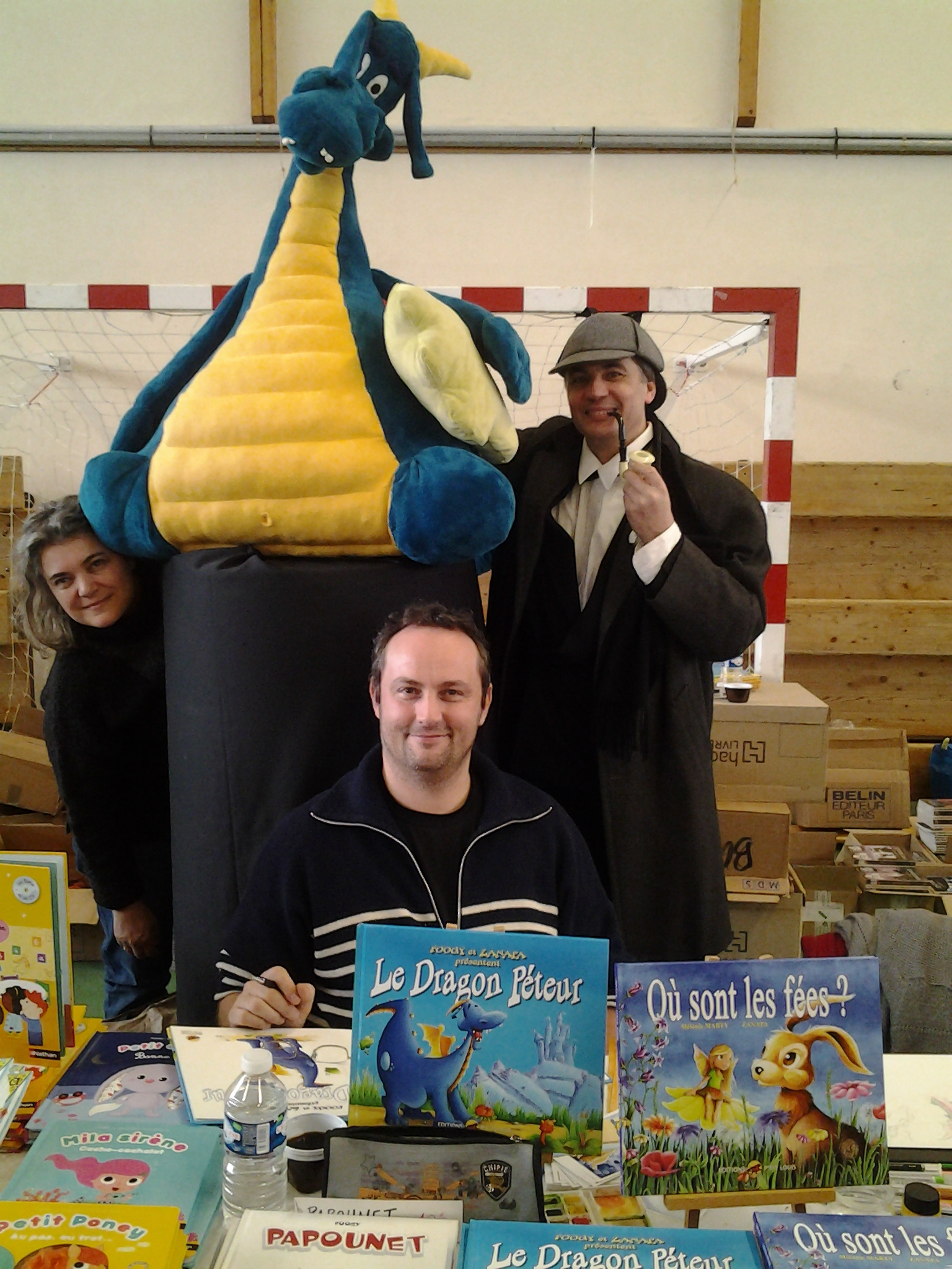 Les Auteurs du Dragon Péteur ont rencontrés Sherlock Holmes aka Bruno Bertin, auteur de Vick et Vicky