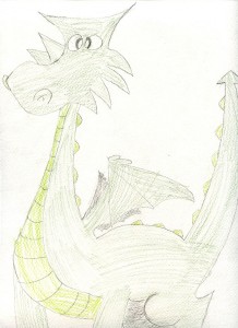 dessin dragon servaneFB